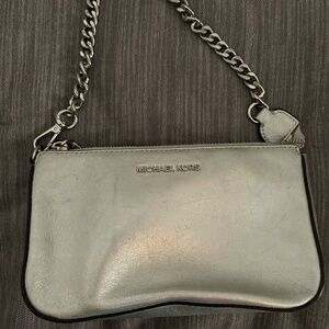 Michael Kors Metallic Silver Handbag